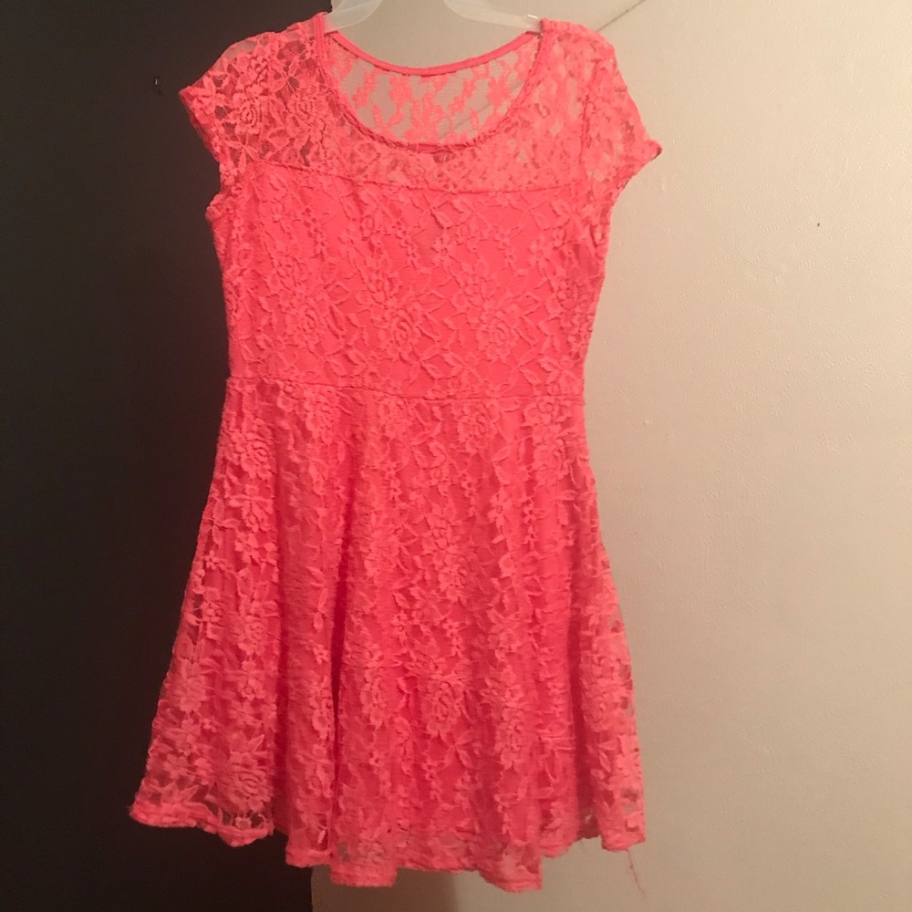 Pink Lacey dress